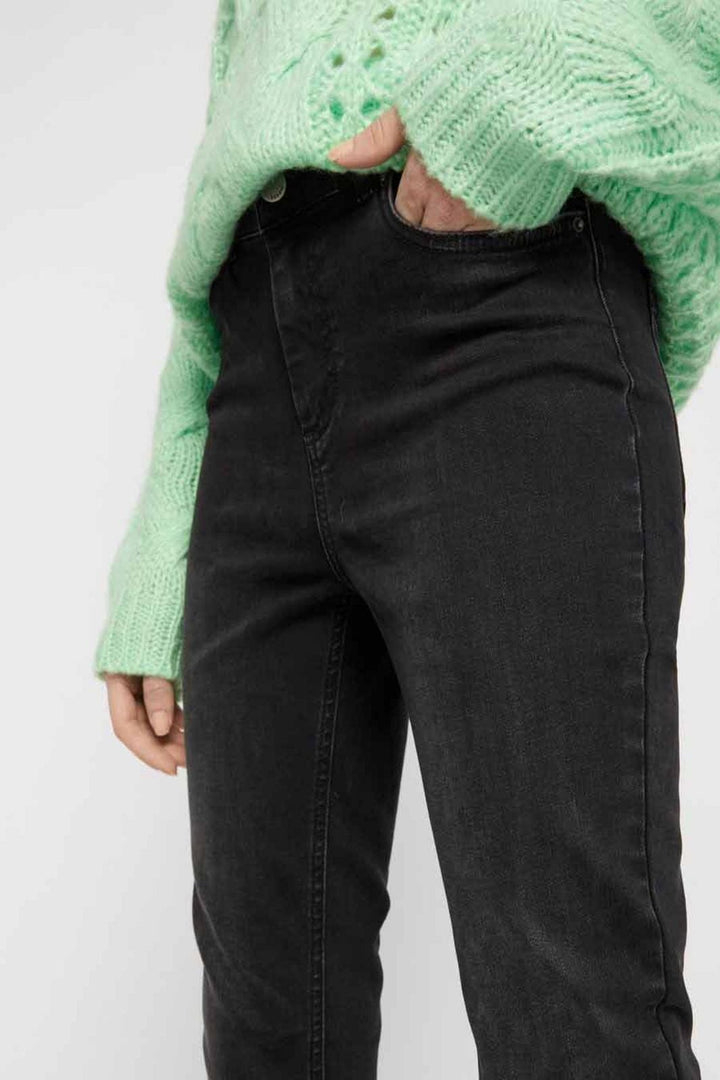 Pieces - PcDelly Skn MW Jeans - Black
