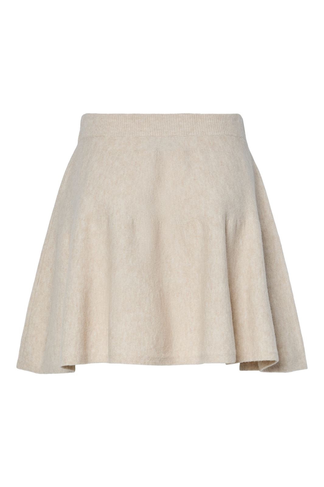 Pieces - Pcfamilla Short Knit Skirt Fsy - 4861104 Silver Gray Melange