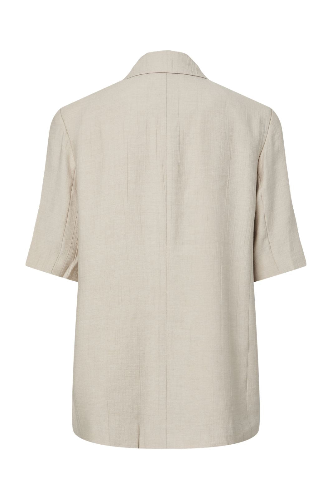 Pieces - Pcgerry 2/4 Sleeve Blazer - 4988621 Silver Lining