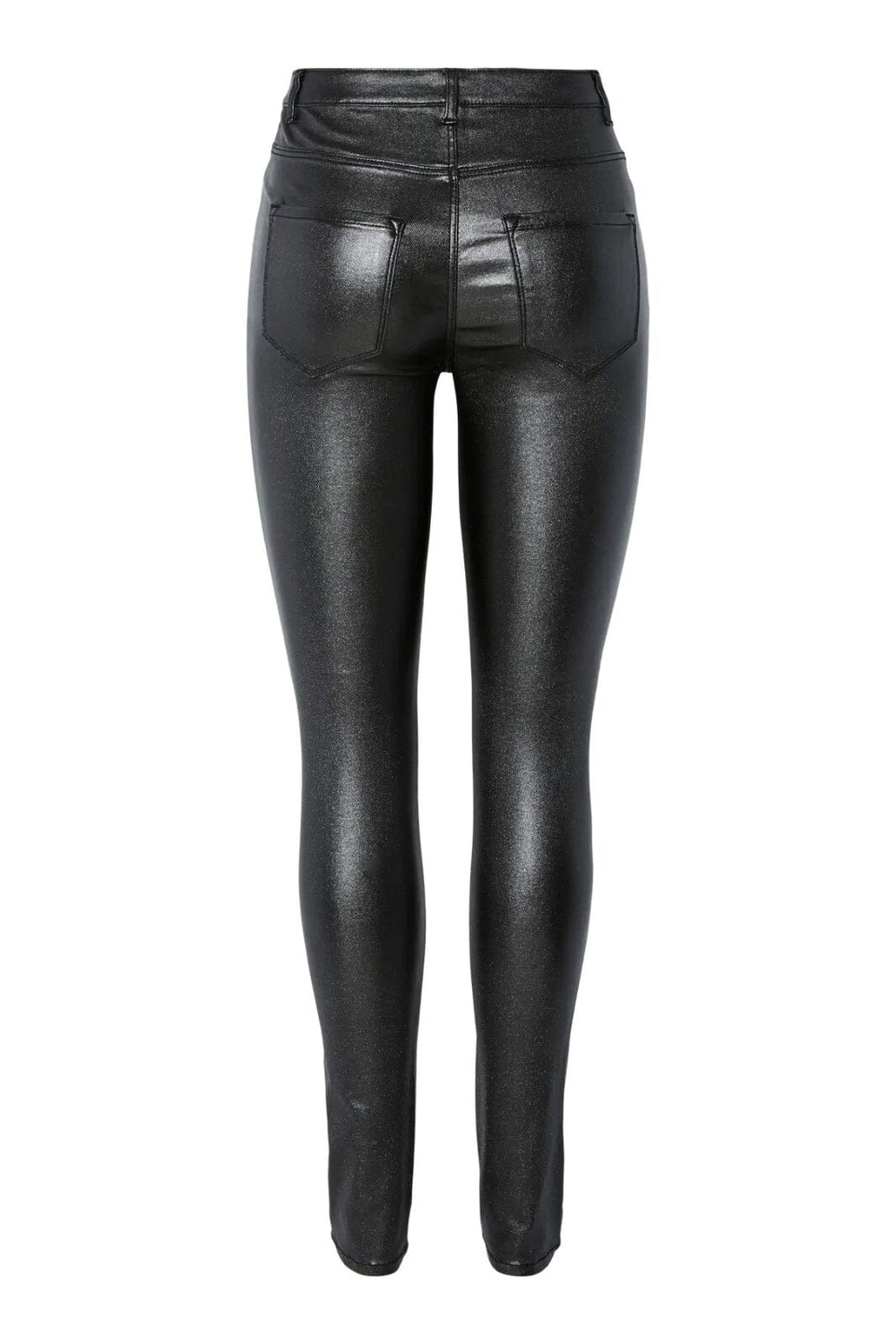 Pieces - Pchighskin Wear Glitter Jeggings - 4789721 Black Glitter