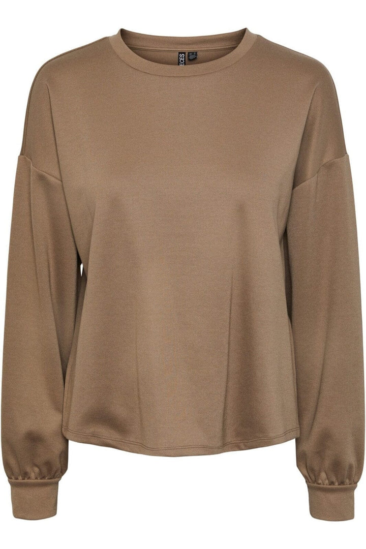 Pieces - Pcjacy Ls O-Neck Sweat - 4366318 Fossil