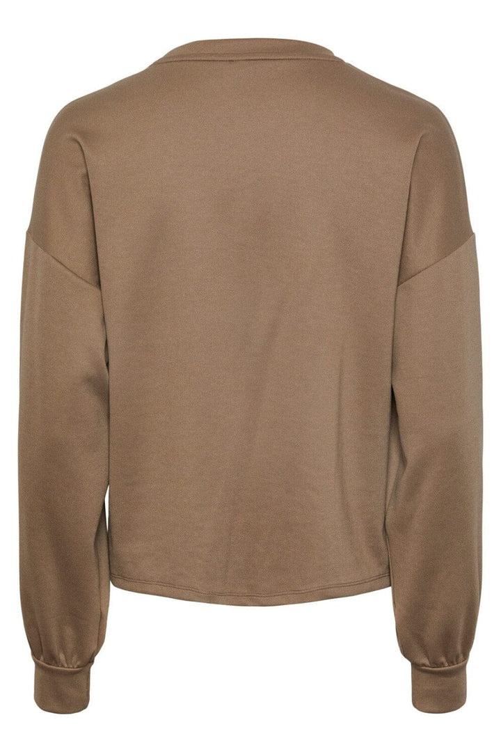 Pieces - Pcjacy Ls O-Neck Sweat - 4366318 Fossil