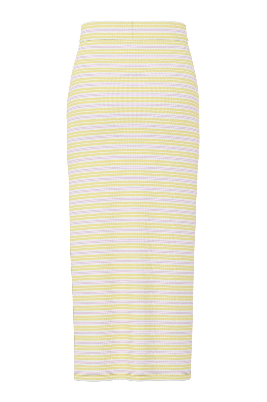 Pieces - Pcjayjay Slit Skirt - 4961824 Pale Banana Pink Tulle/White