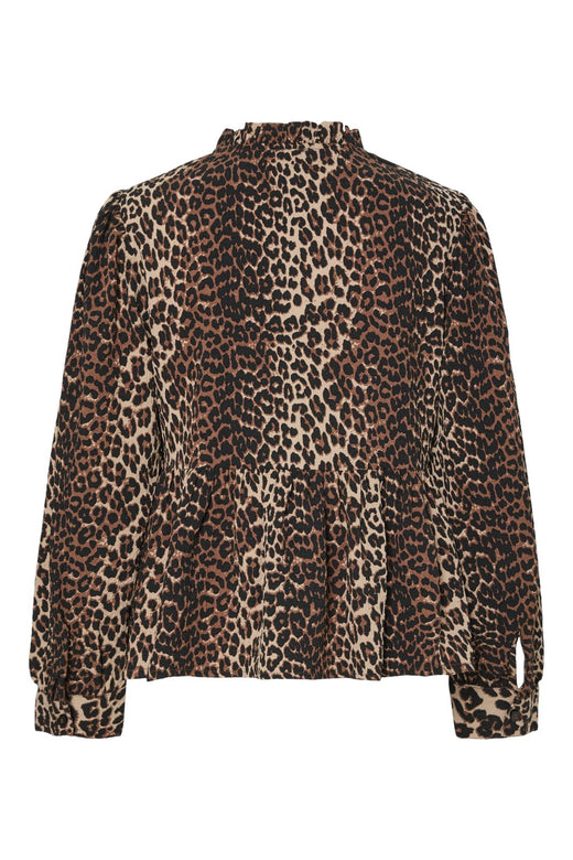 Pieces - Pcjeo Ls V-Neck Blouse - 4822352 Black Small Leo