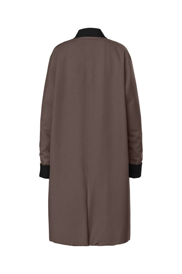 Pieces - Pcjorma Long Corduroy Jacket - 5099945 Coffee Quartz Black