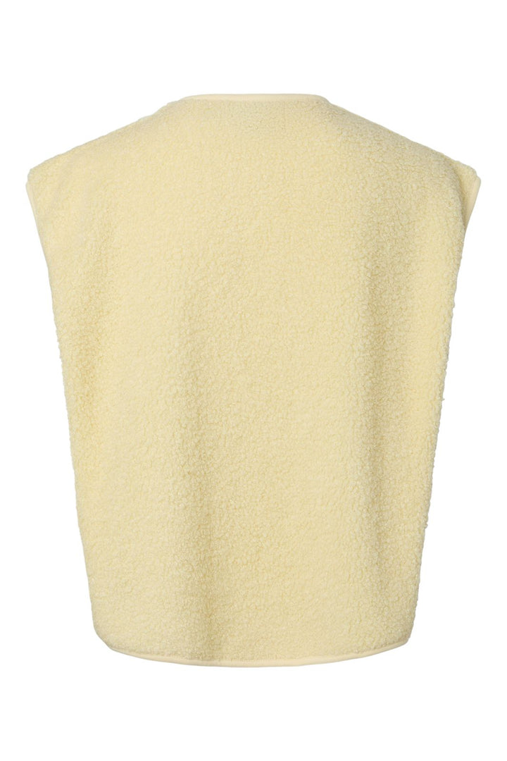 Pieces - Pckatty Teddy Vest - 5044065 French Vanilla