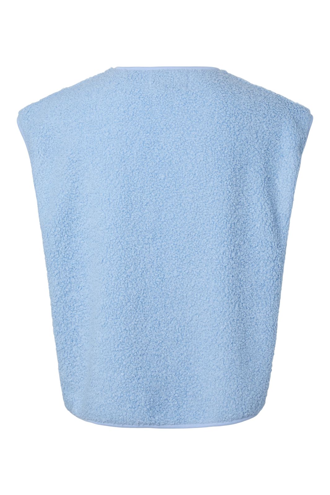 Pieces - Pckatty Teddy Vest - 5044066 Cashmere Blue