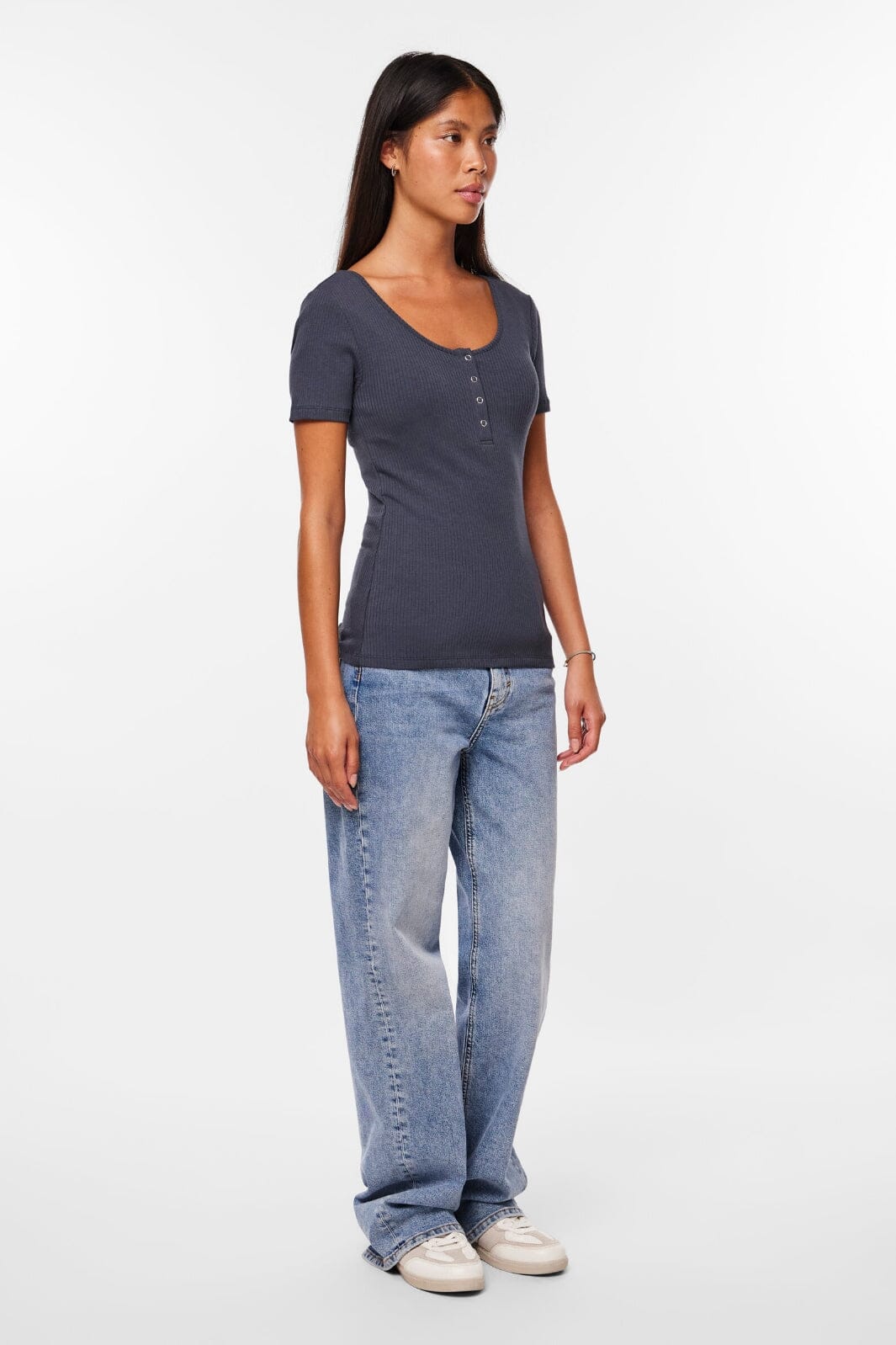 Pieces - PCKitte SS Top - Ombre Blue