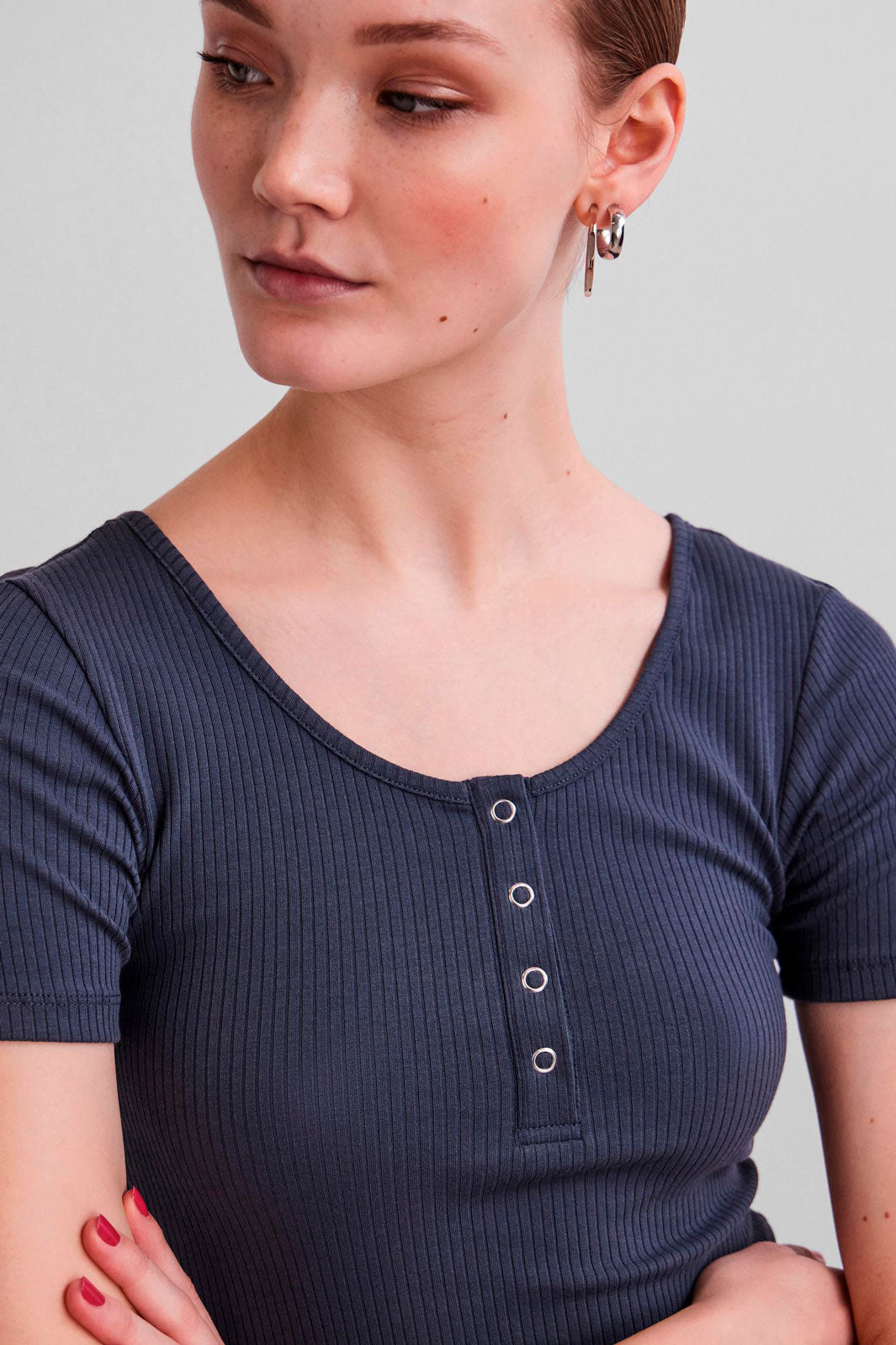 Pieces - PCKitte SS Top - Ombre Blue T-shirts 