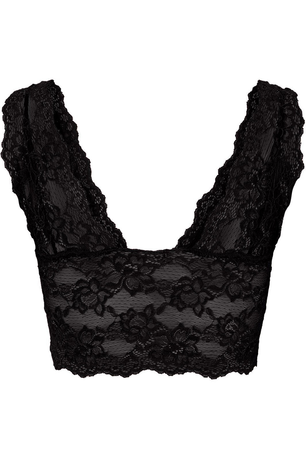Pieces - PcLina Lace Bra - Black