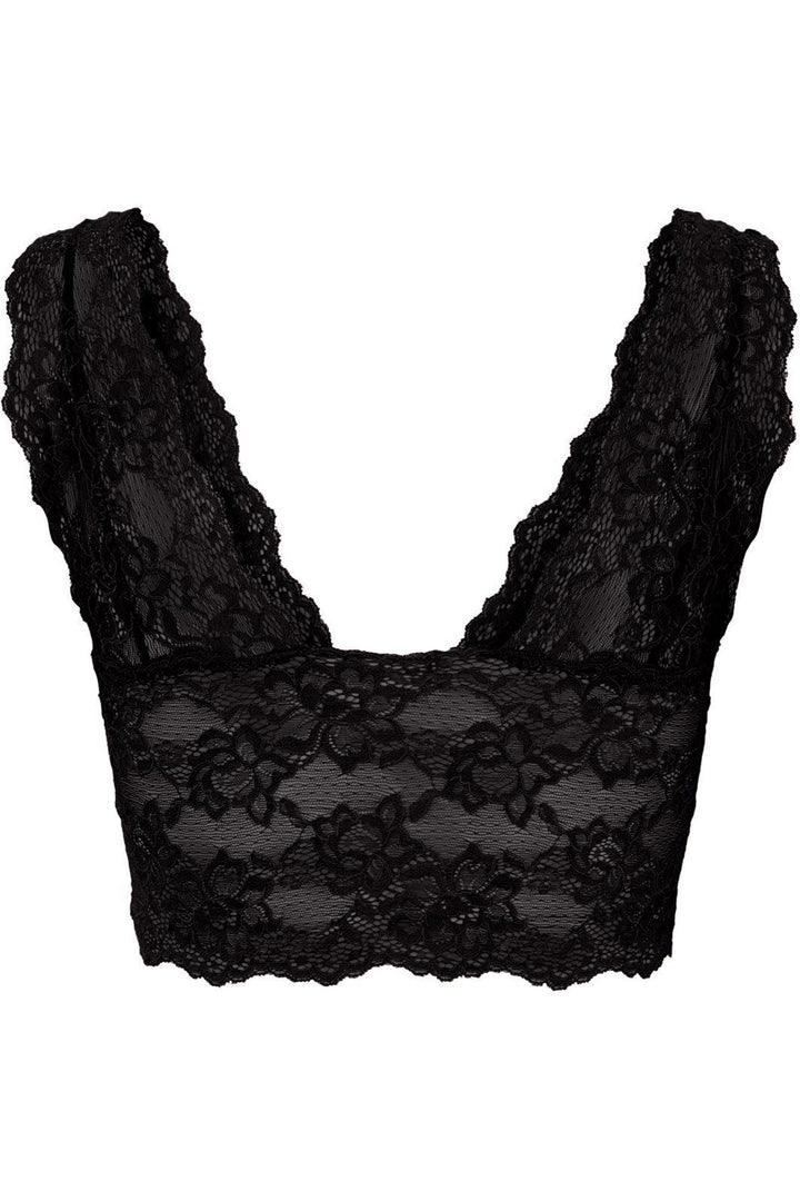 Pieces - PcLina Lace Bra - Black