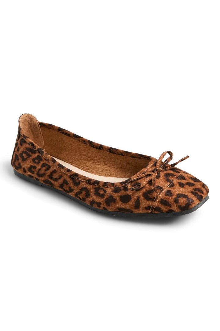 Pieces - Pcmaria Ballerina - 4849165 Black Dark Brown Leo