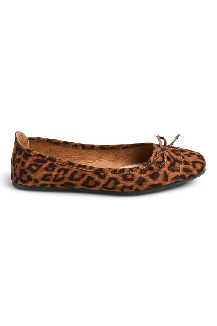 Pieces - Pcmaria Ballerina - 4849165 Black Dark Brown Leo