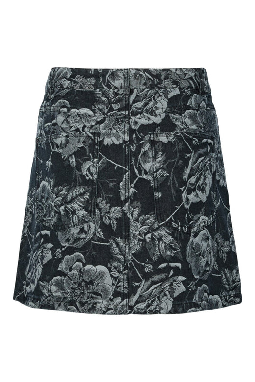 Pieces - Pcmarosa Denim Skirt - 4871309 Black Rose