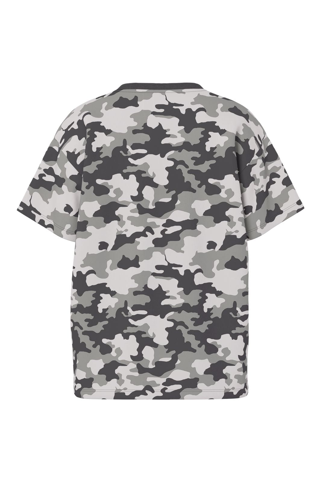 Pieces - Pcmartine Ss Printed T-Shirt - 5127977 Soft Grey Army