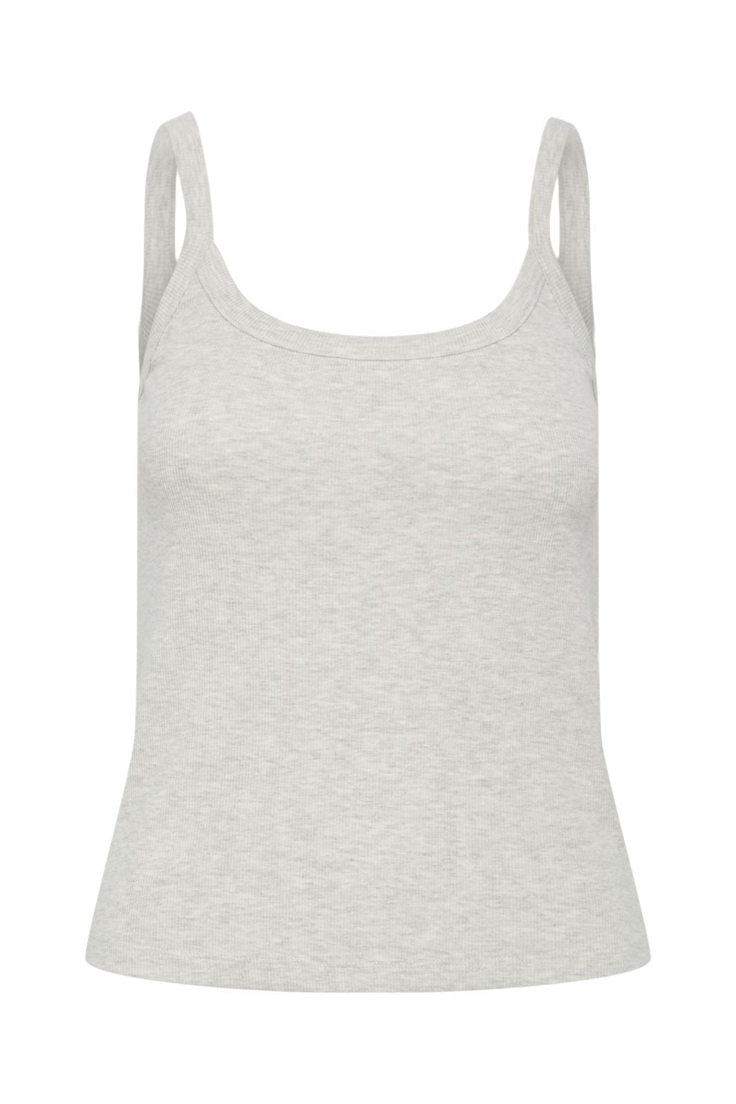 Pieces - Pcmay Strap Top - 4640349 Light Grey Melange