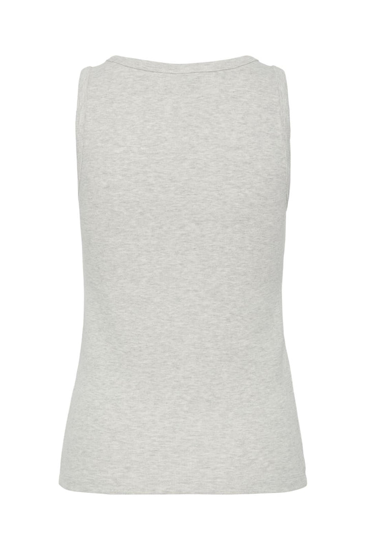Pieces - Pcmay Tank Top - 4640358 Light Grey Melange