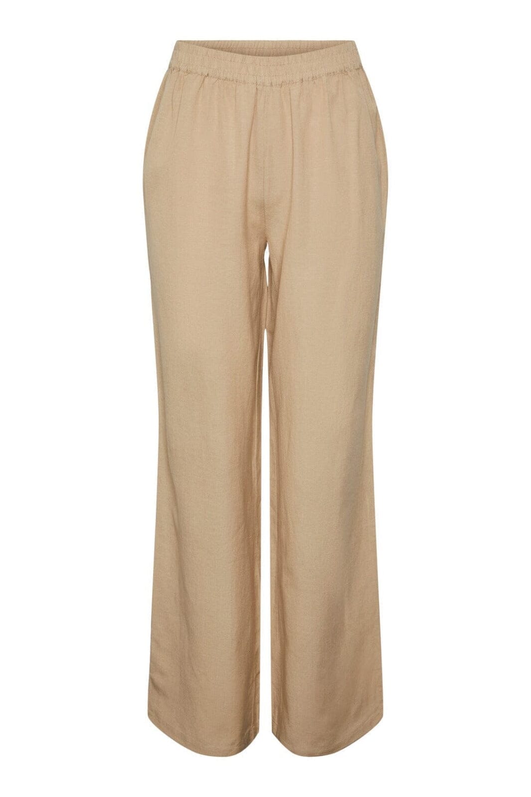 Pieces - Pcmilano Wide Pant - 4368659 Safari