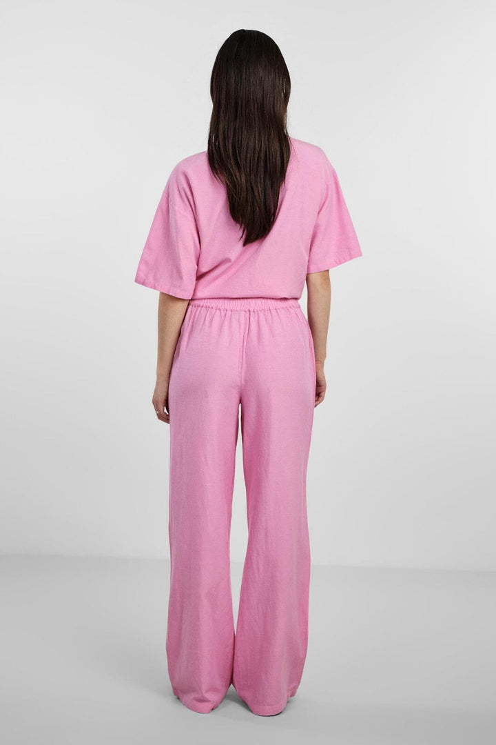 Pieces - Pcmilano Wide Pant Dmo - Begonia Pink