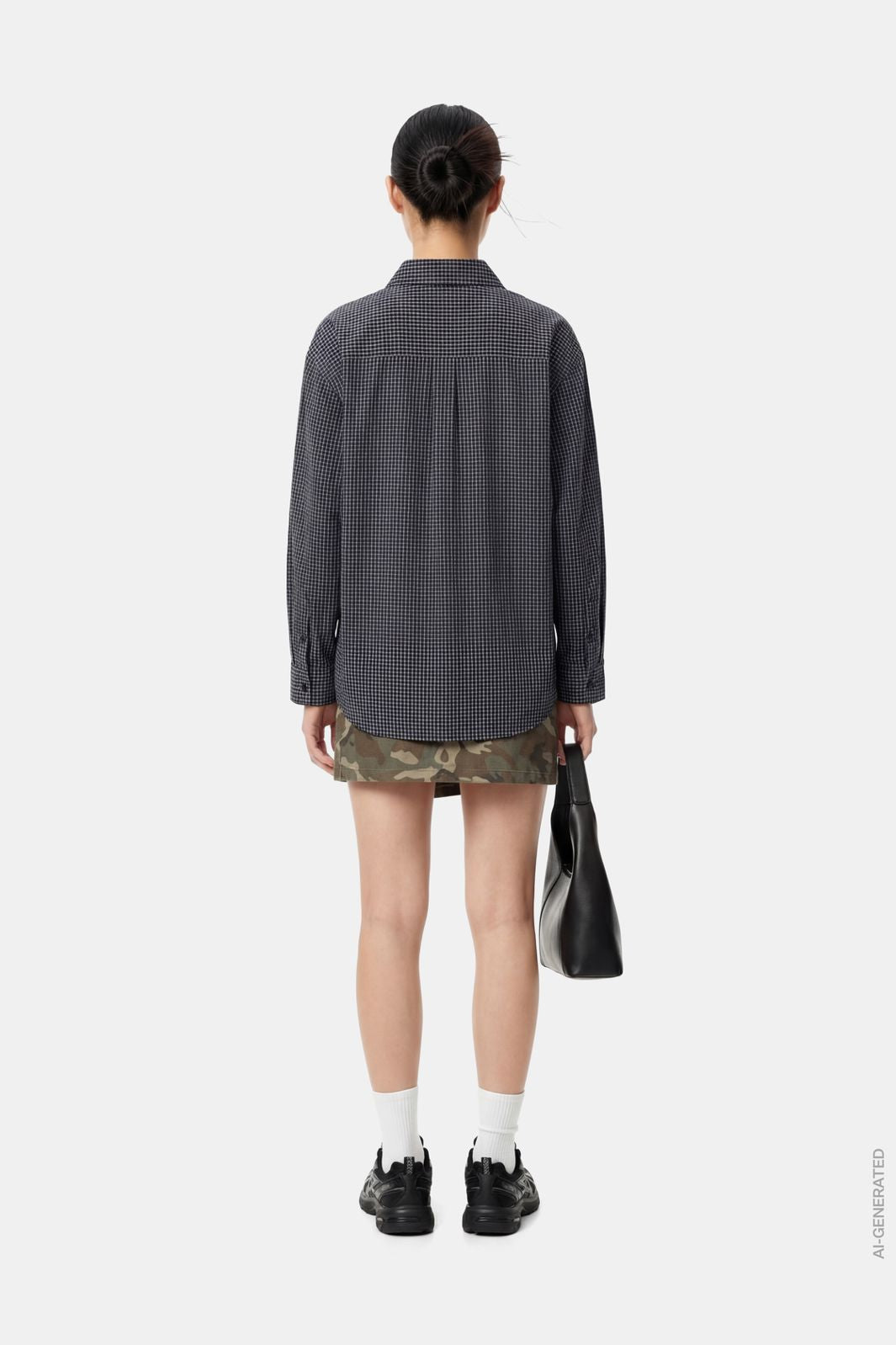 Pieces - Pcmimmi Wrap Skirt - 5128130 Mermaid Camouflage