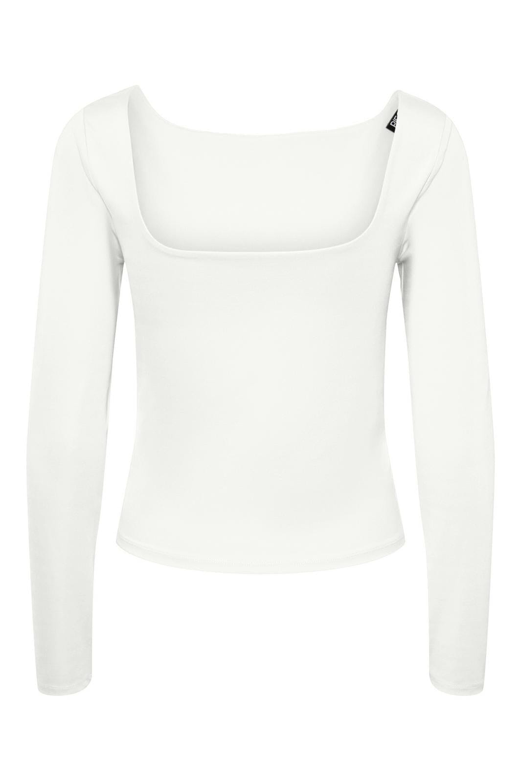 Pieces - Pcminni Ls Top - 4428954 Bright White