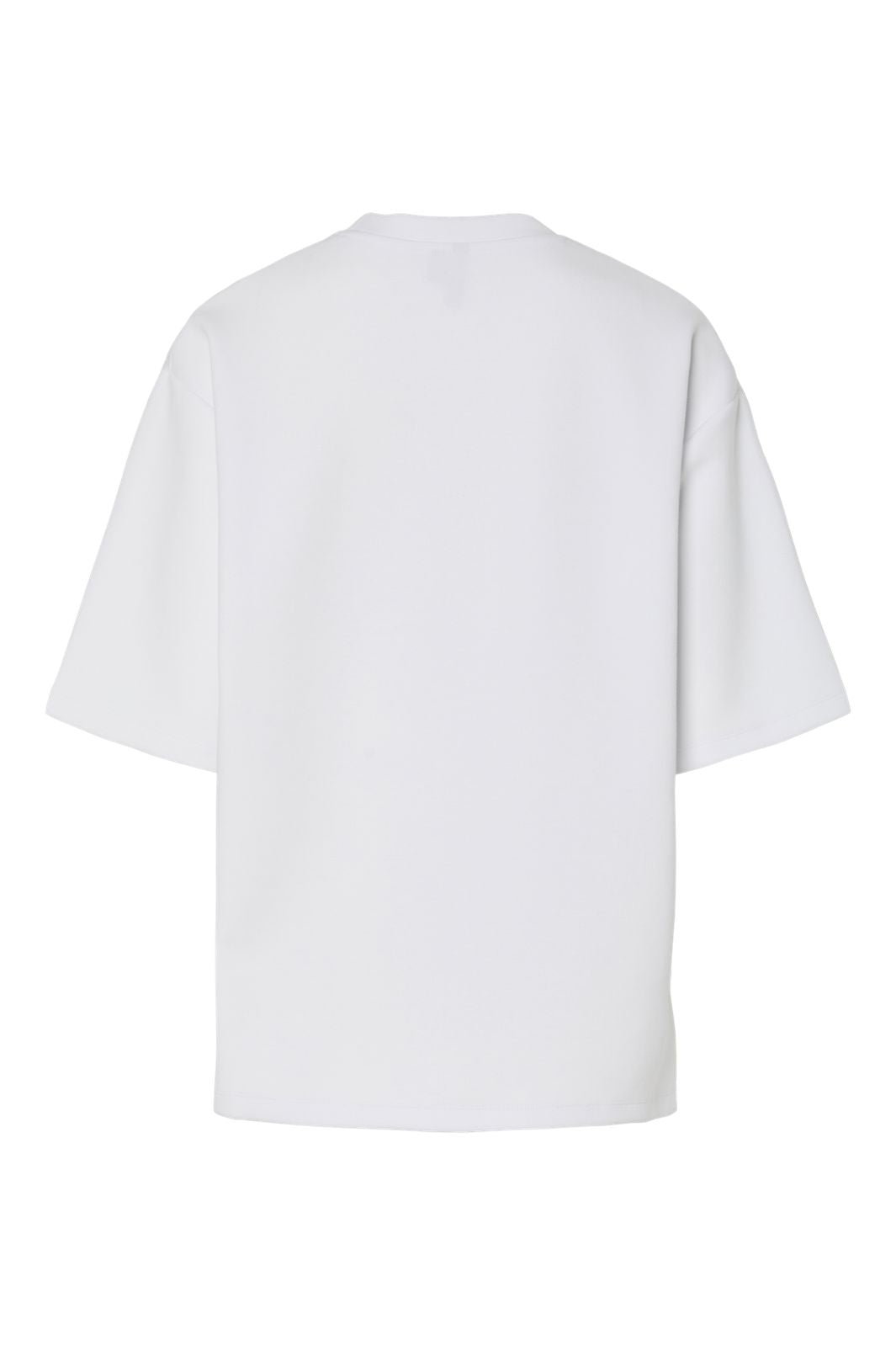 Pieces - Pcmuna Ss O-Neck Oversize Tee - 4864327 Bright White Black Embroidery
