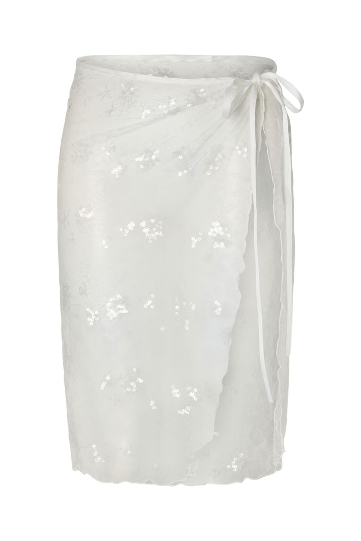 Pieces - Pcnatasja Lace Sarong - 4997997 Bright White