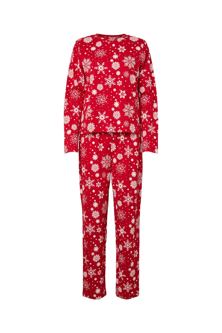 Pieces - Pcnaya Xmas Ls Nightwear Set - 5086641 Adrenaline Rush Snowflakes