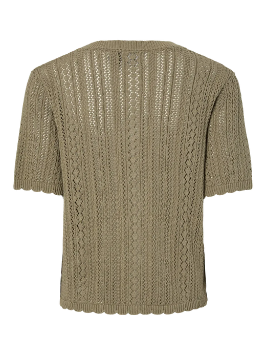 Pieces - Pcnuka Ss O-Neck Knit Cardigan - 4897929 Overland Trek Cardigans 