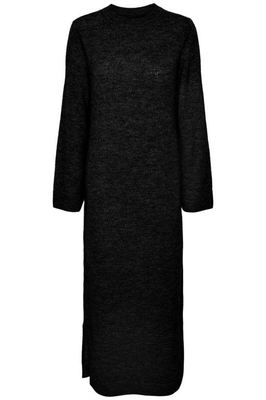 Pieces - Pcnuliana Ls O-Neck Knit Dress - 4629042 Black
