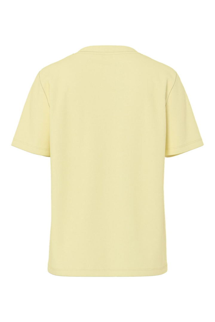Pieces - Pcria Ss Solid Tee - 4803349 French Vanilla