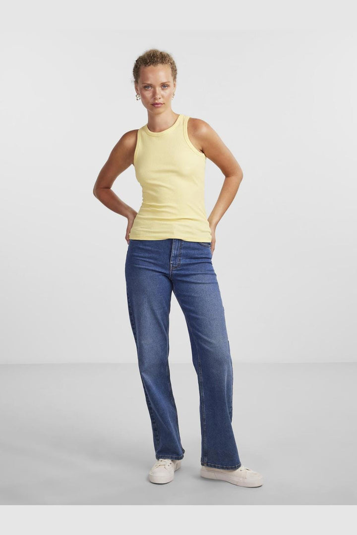 Pieces - Pcruka Boxer Tank Top - 4382987 Pale Banana