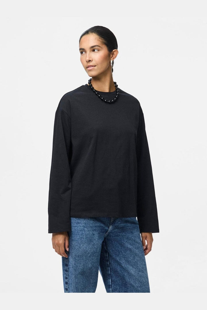 Pieces - Pcsadie Ls Top - 4402191 Black