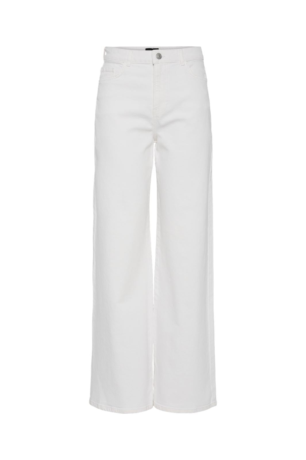 Pieces - Pcselma Wide Jeans Od - 4647234 Bright White