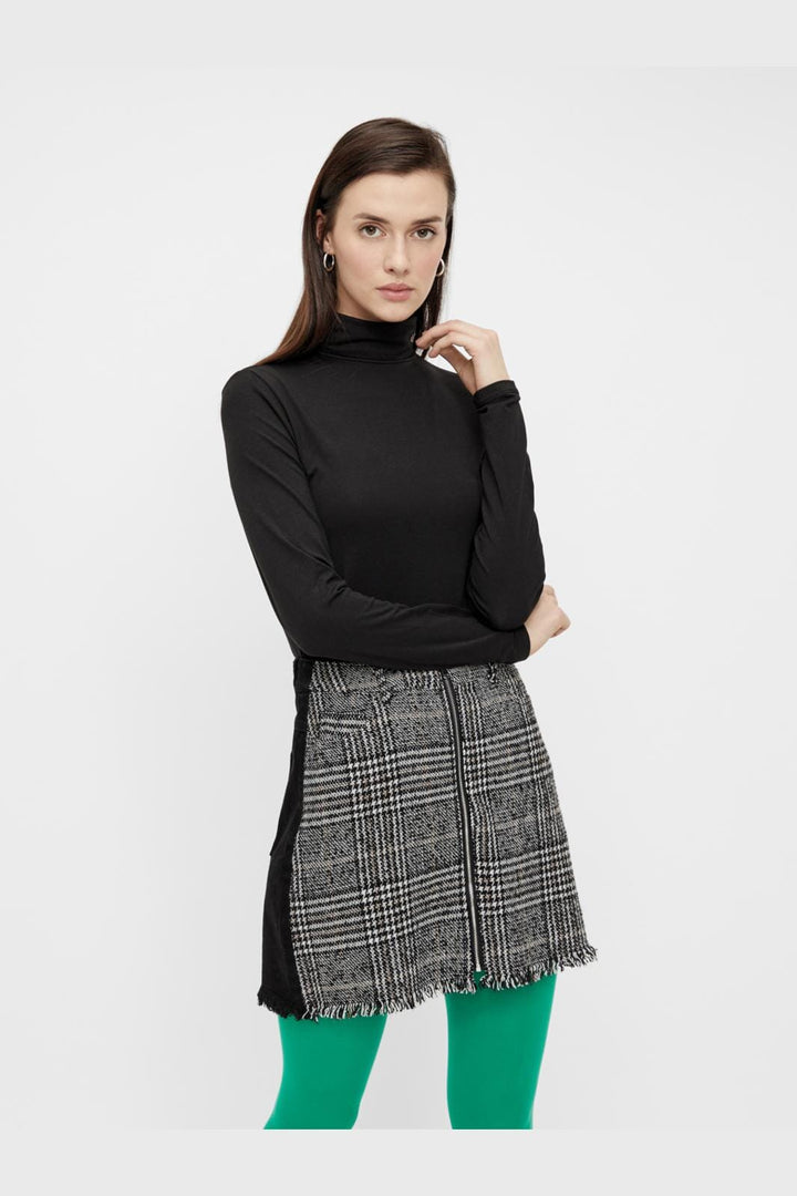Pieces - Pcsirene Ls Rollneck Top - 3460413 Black