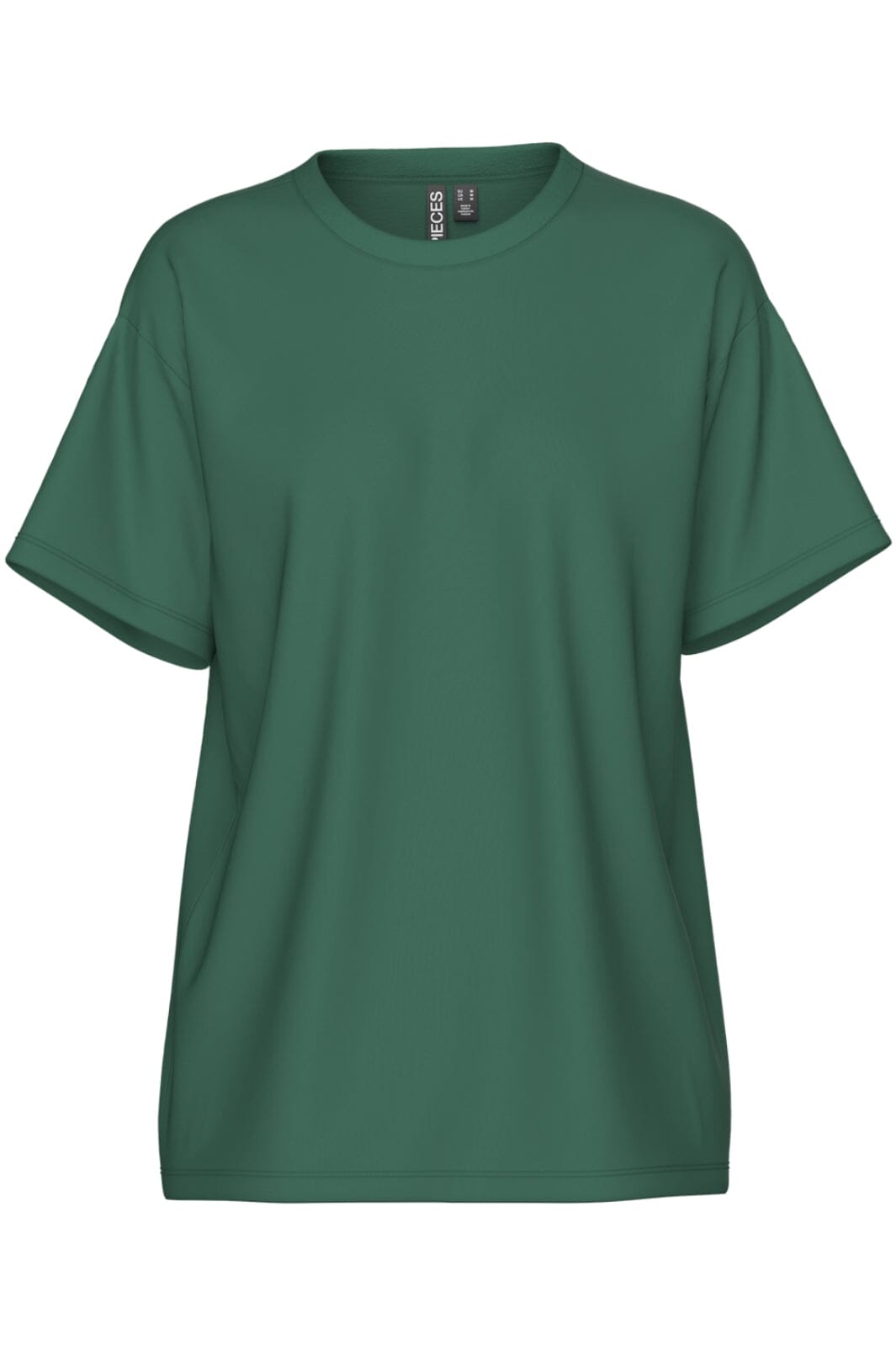Pieces - Pcskylar Ss Oversized Tee - 4858426 Hunter Green