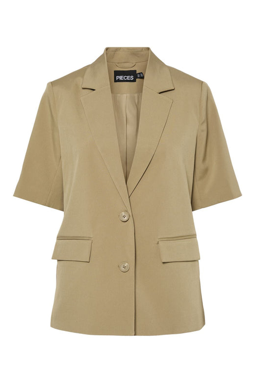 Pieces - Pctempre Ss Blazer - 4740954 Elmwood
