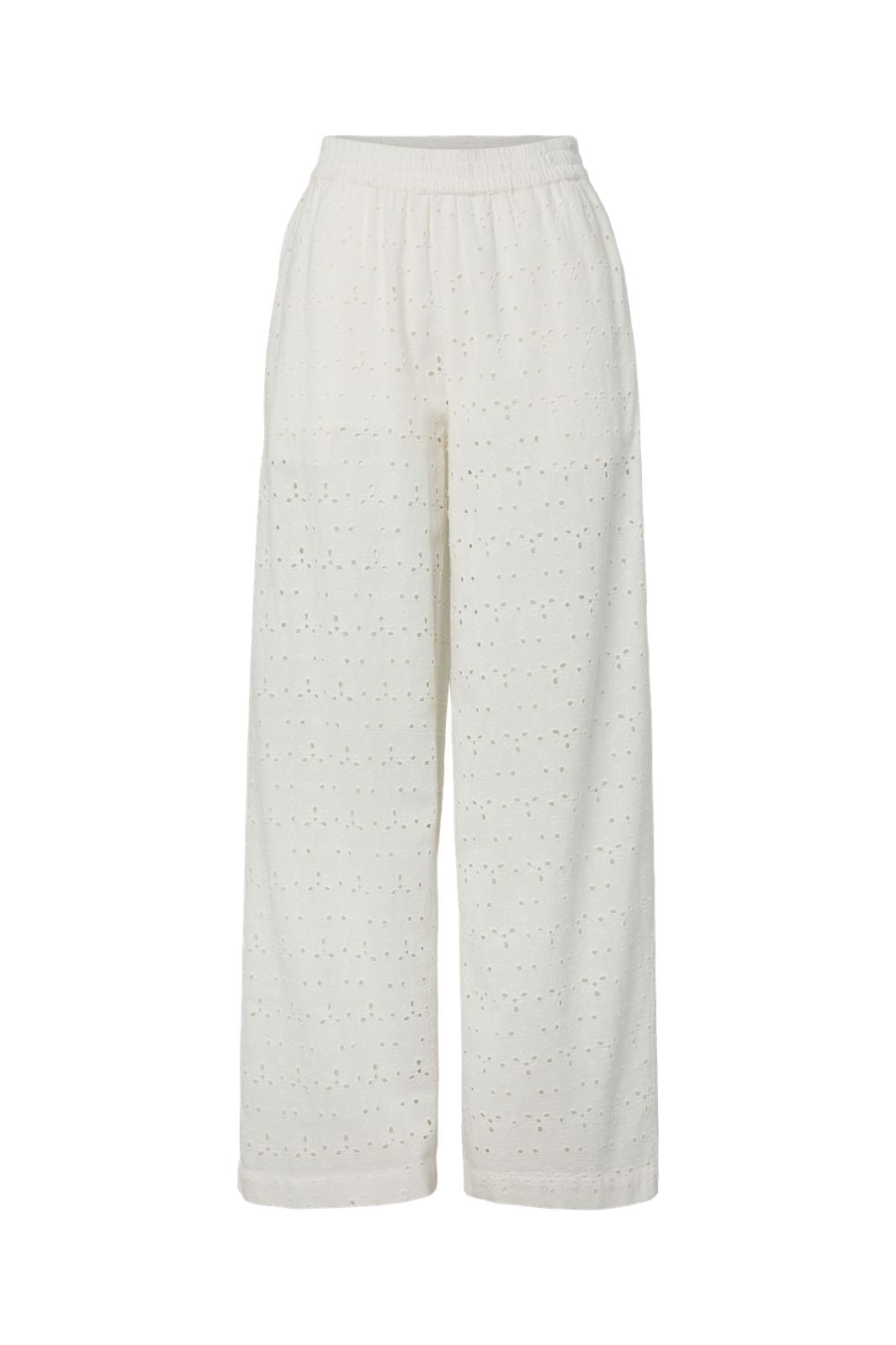 Vorbestellung - Pieces - Pctyla Wide Pants Pp - 4935355 Cloud Cream