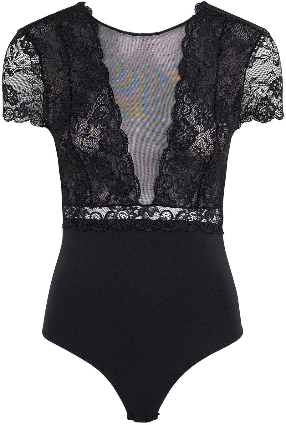 Pieces - Sicca SS Bodystocking - Black