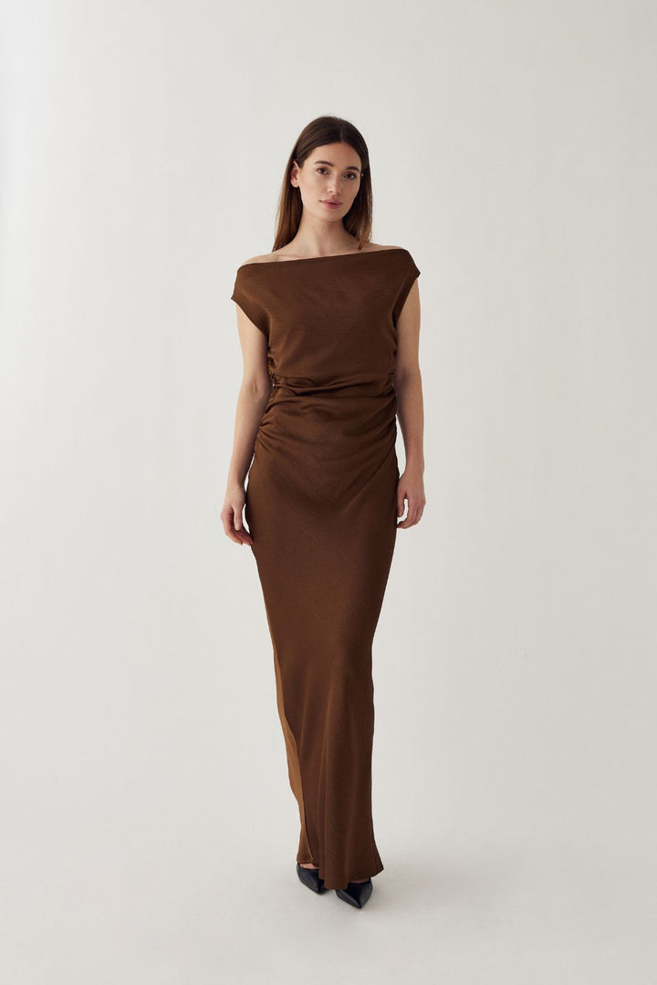 Noella - N-Mignonette Dress 16240003 - 418 - Toffee