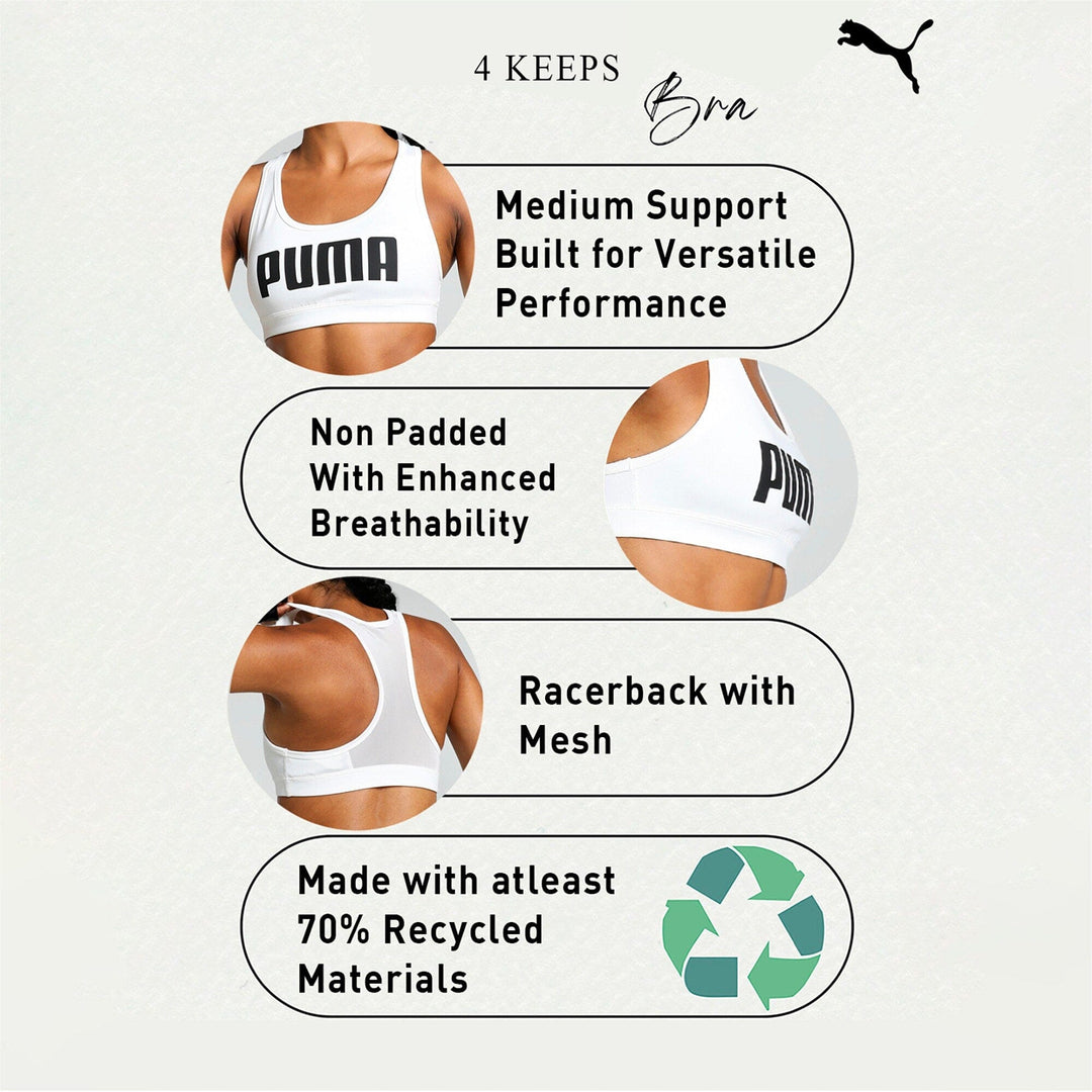 Puma - 4 KEEPS Bra - White 2
