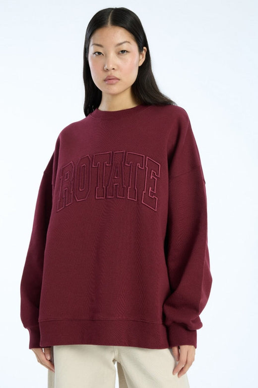Rotate - Heavy Sweat Crewneck1143762734 - Zinfandel