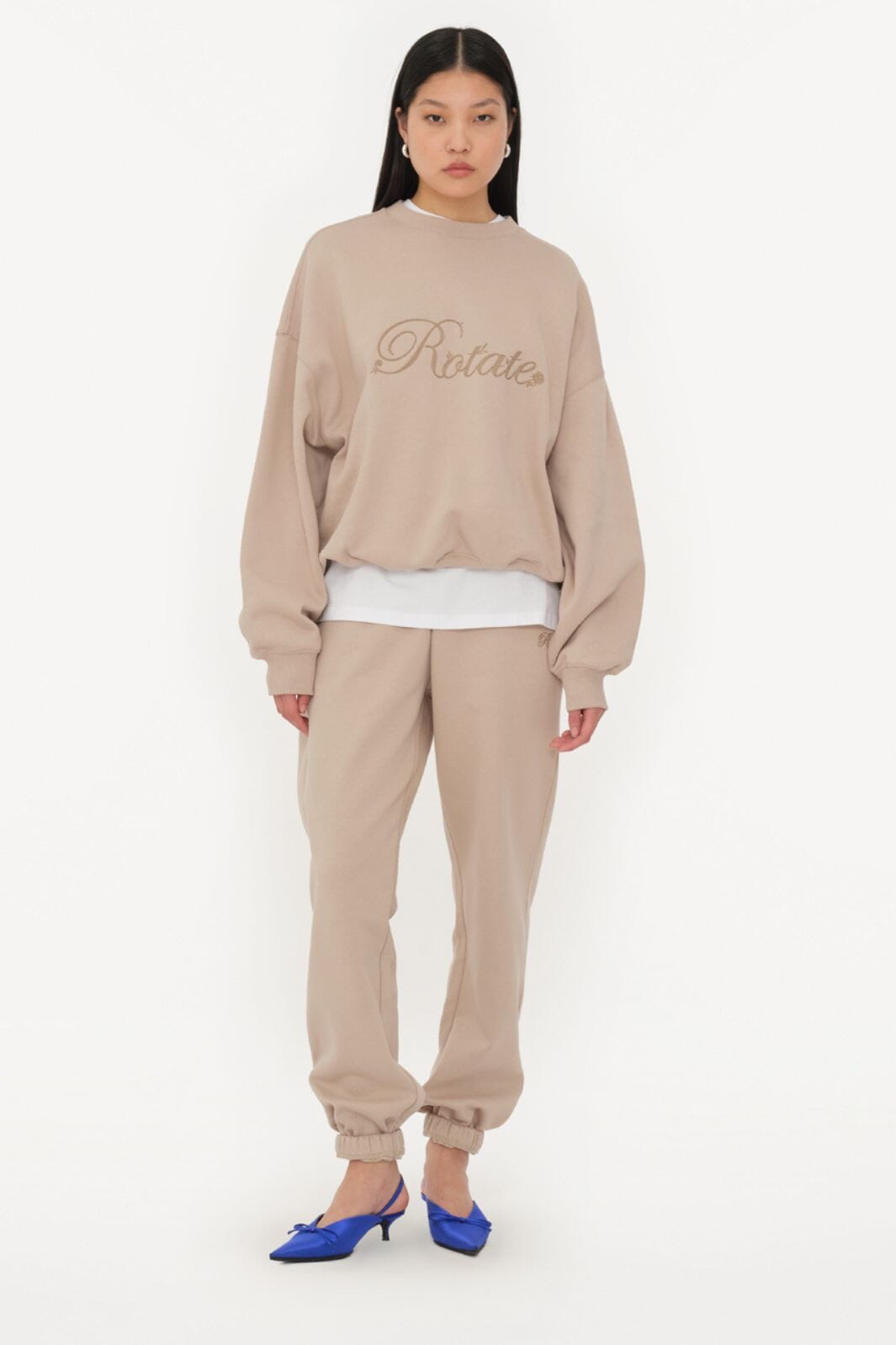 Rotate - Heavy Sweatpants 1134242313 - 2313 Simply Taupe Beige