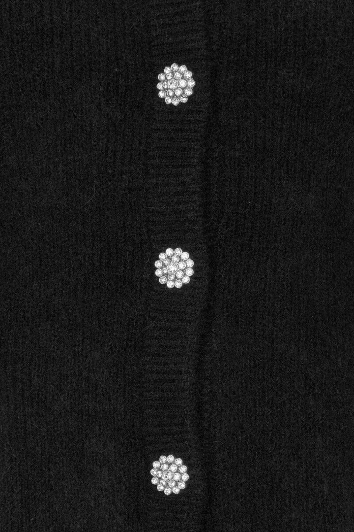 Rotate - Knit Bijoux Cardigan 116903100 - 100 Black Cardigans 