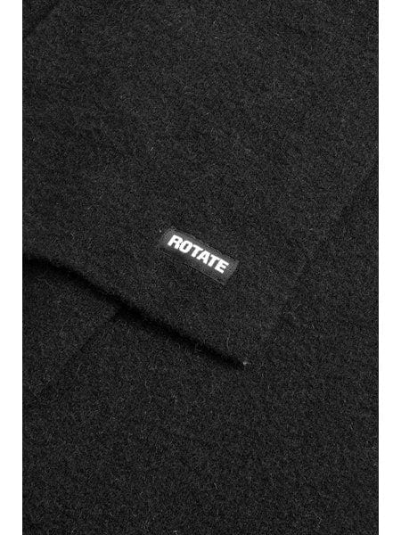 Rotate - Knit Hood Scarf 115260100 - BLACK Huer 