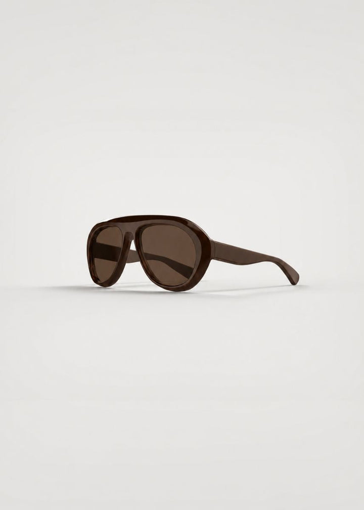 Rotate - Pilot Aviator Frame 1169703116 - 3116 Chimi X Solid Brown Solbriller 