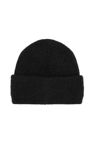 Rotate - Rib Knit Beanie 115259100 - BLACK Huer 