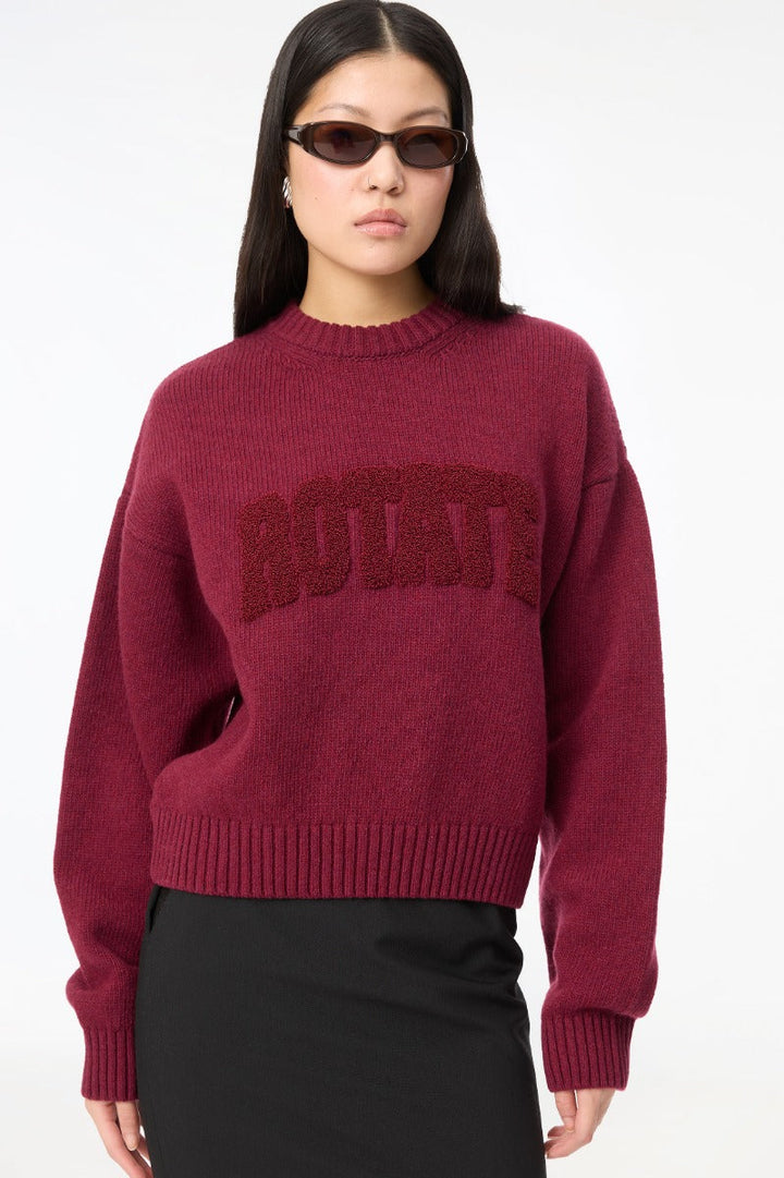 Rotate - Crewneck Sweater 1165122734 - 2734 Zinfandel