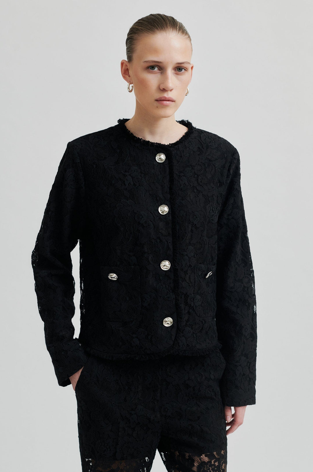 Second Female - Border Jacket 59032 - 8001 Black