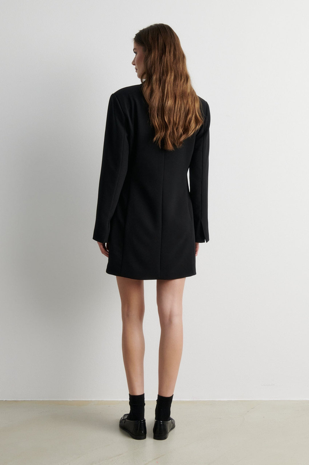 Second Female - Festa Fitted Blazer Dress 61310 - 8001 Black Kjoler 